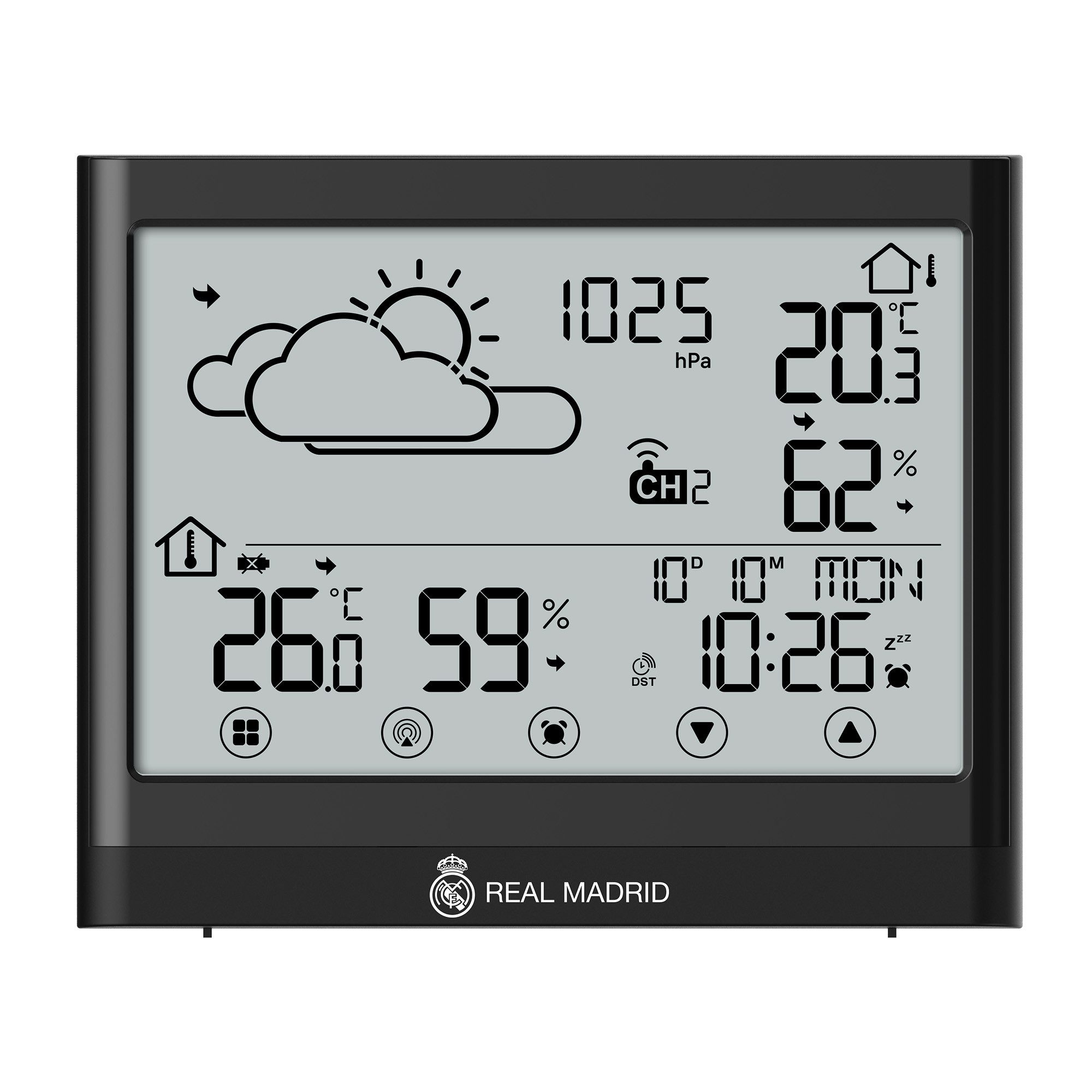 Real Madrid Real Madrid Wetterstation mit Trendanzeige Wetterstation