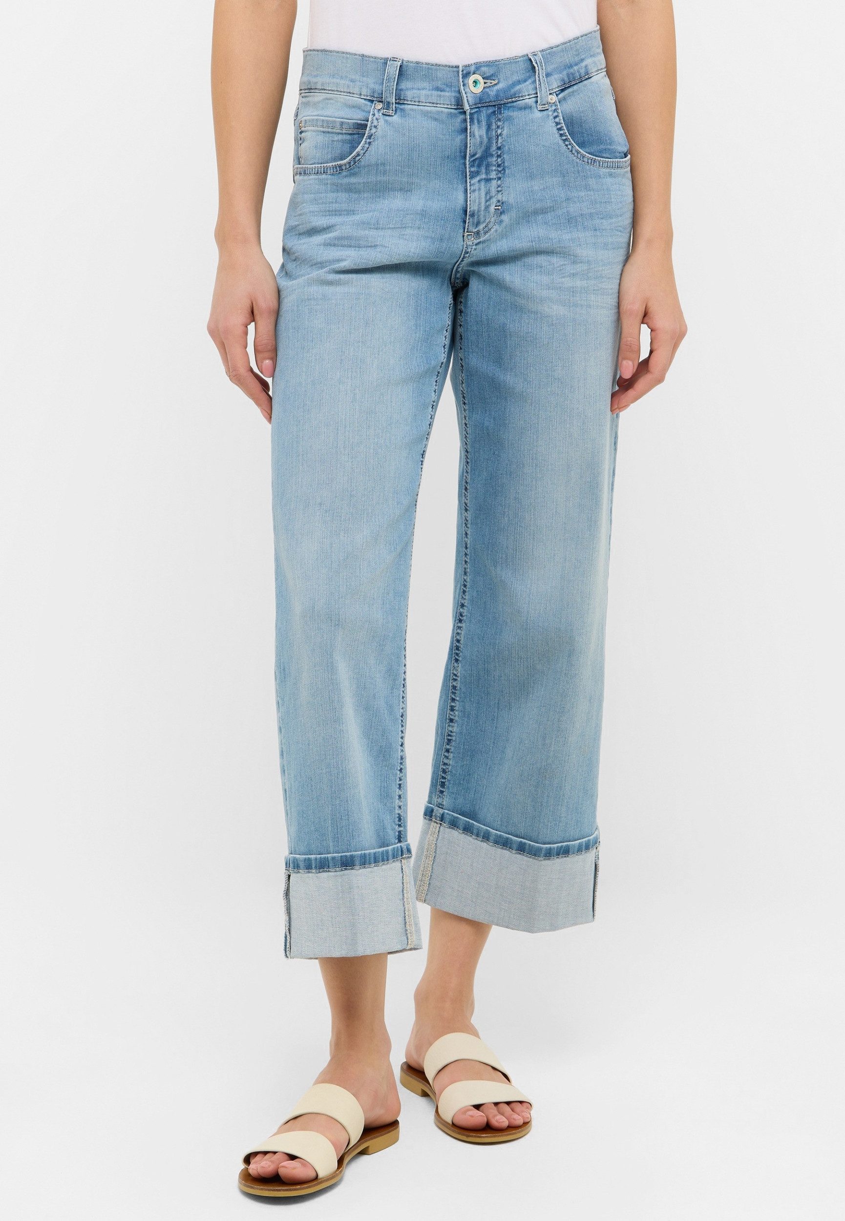 ANGELS Gerade Jeans LINN TU - Damenjeans - Relaxed Fit Jeans - Relaxed Fit