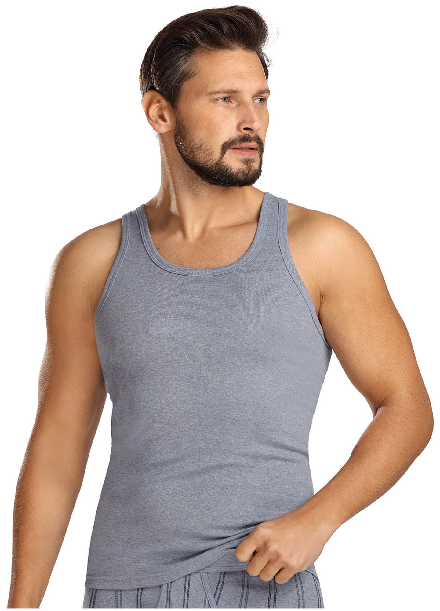 Comte Unterhemd (Set, 3-St) Herren 3er Pack Unterhemd Shirt ärmellos Tank T günstig online kaufen