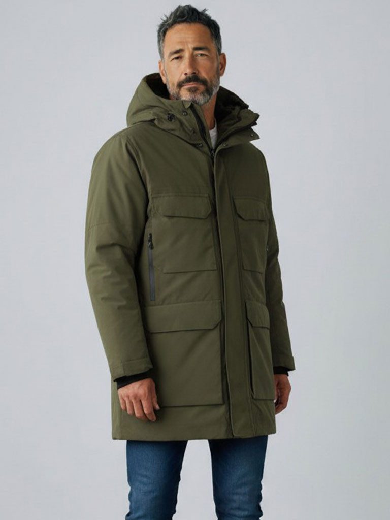 Blue Wave Funktionsjacke Marten Herren Funktionsparka Marten mit Steppfutte günstig online kaufen