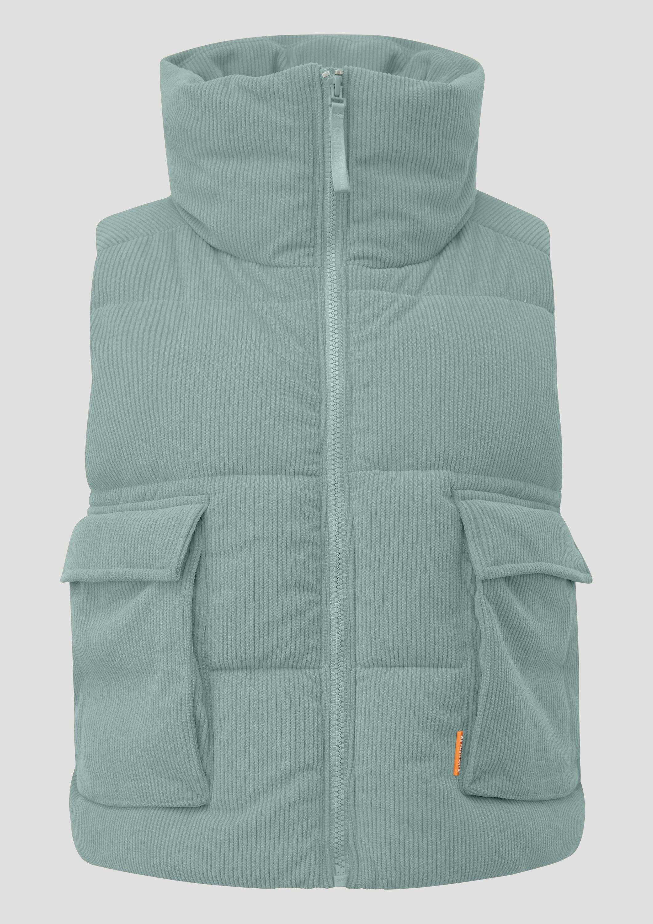 QS Outdoorjacke Outdoor-Weste Outdoor-Weste aus Cord