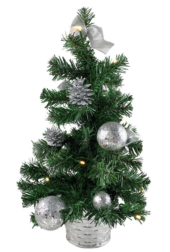 RIFFELMACHER & WEINBERGER Weihnachtsbaumkugel Geschmückter Weihnachtsbaum mit 20er LED Lichterke