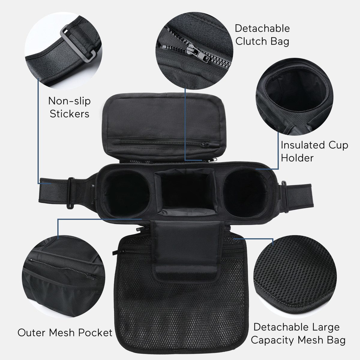 Momcozy Kinderwagen-Tasche Universal Stroller Organizer (1-tlg)