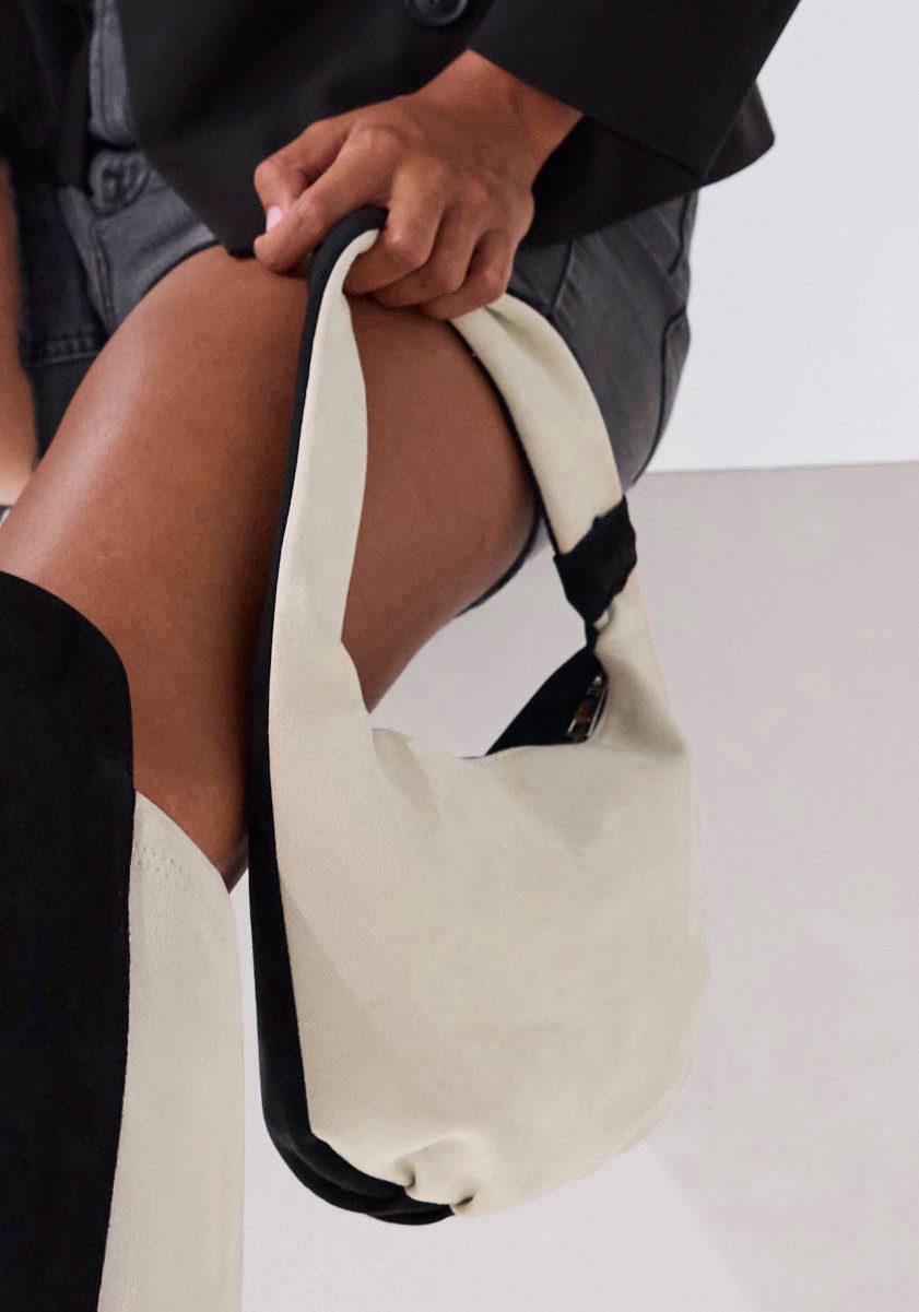 Vivance Handtasche Minibag, Damentasche, Henkeltasche zweifarbig VEGAN