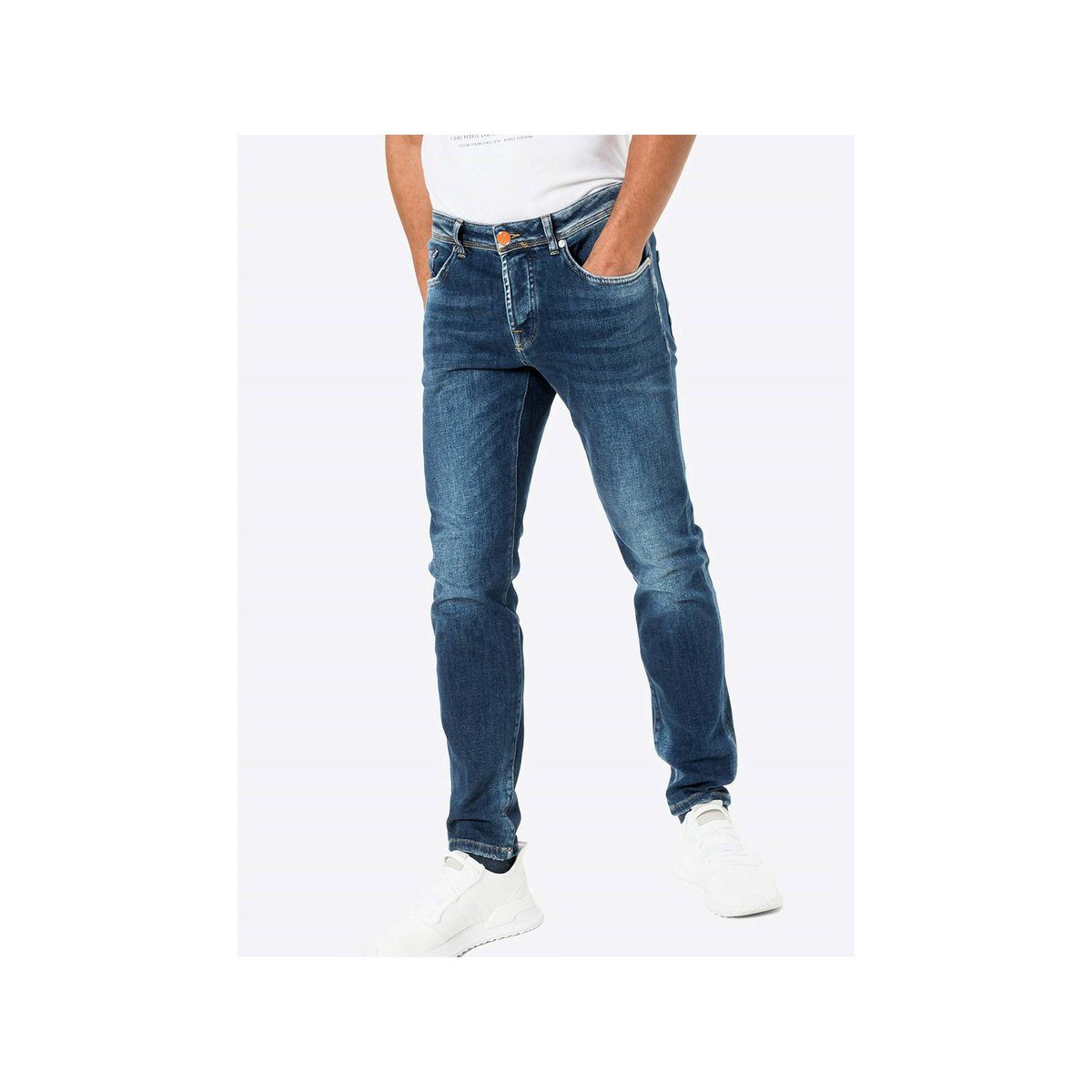 Goldgarn Shorts mittel-blau (1-tlg) regular