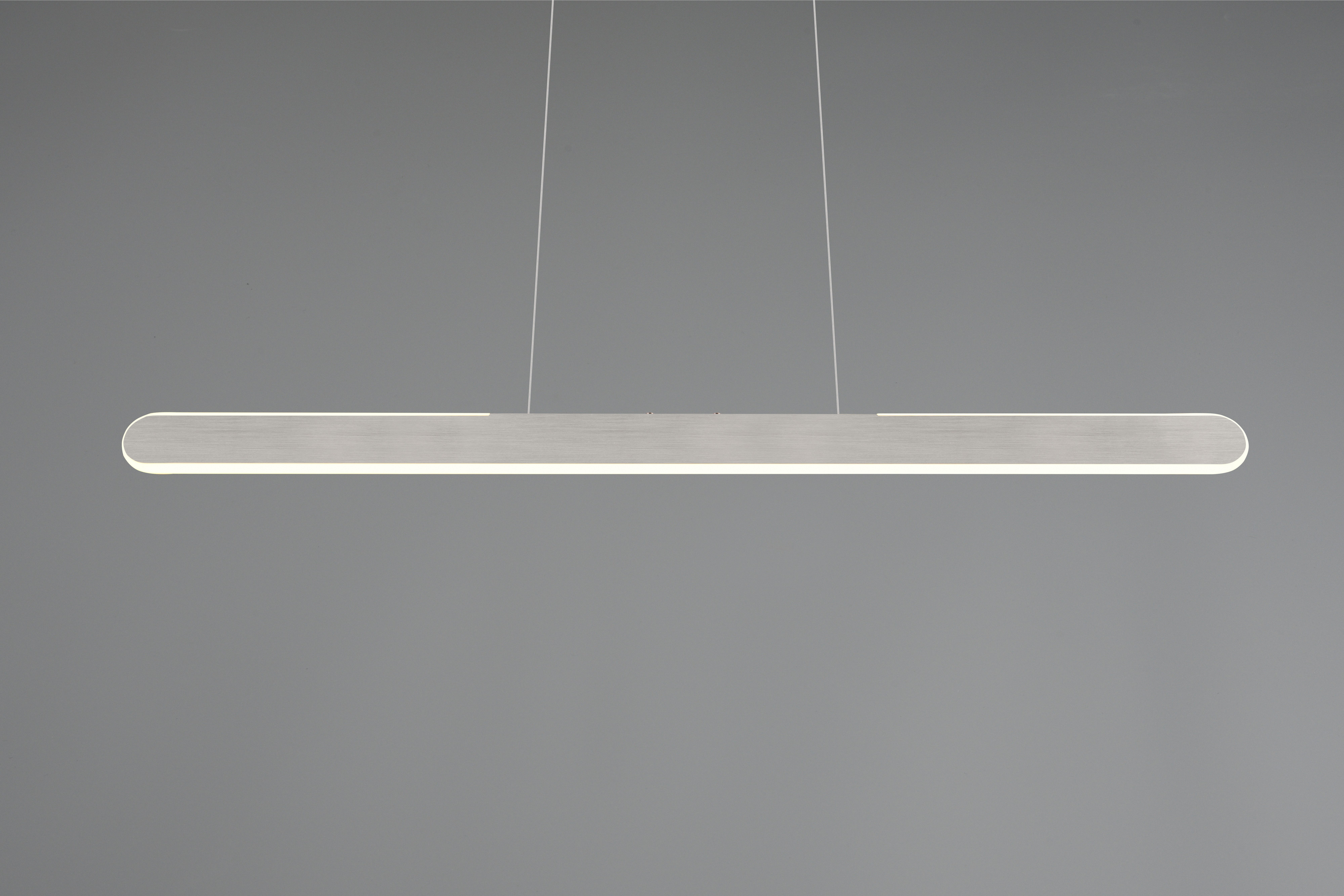 TRIO Leuchten LED Pendelleuchte HELIOS, bis 150 cm höhenverstellbare LED Hängelampe 28W 3300 Lumen, Dimmfunktion, LED fest integriert, warmweiß - kaltweiß, CCT warmweiß-kaltweiß 2700-6500K, dimmbar Touch Sensor, up+down light