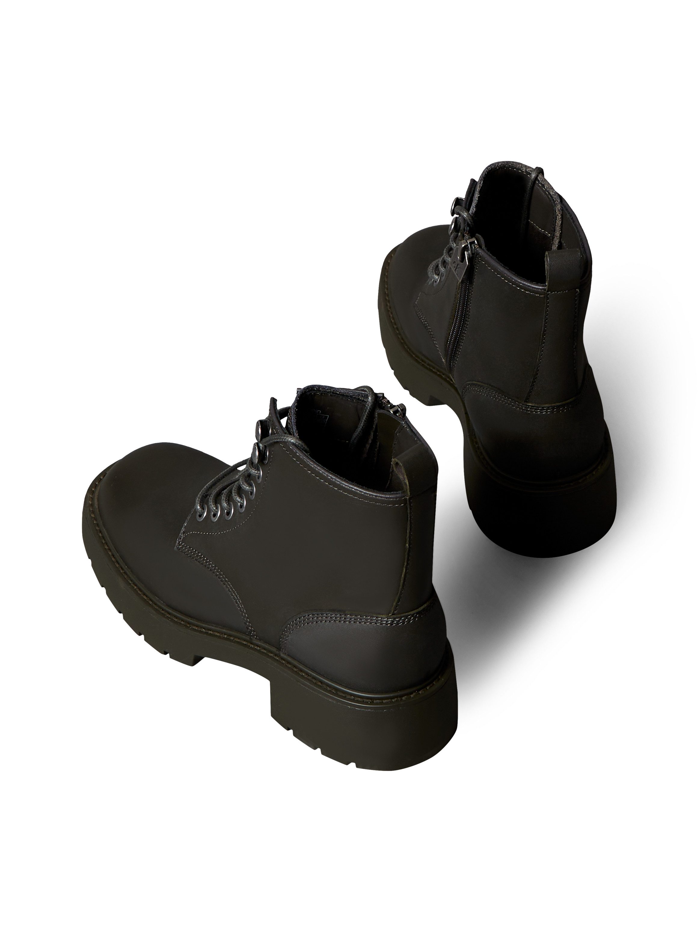 Calvin Klein Jeans CHUNKY LACE UP ZIP BOOT Schnürboots Schnürstiefelette, P günstig online kaufen