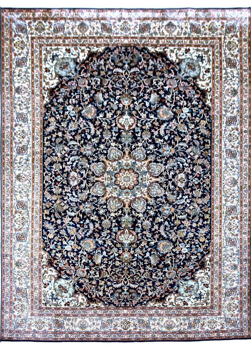 Seidenteppich KASHAN 8971 von KAYOOM - Muster
