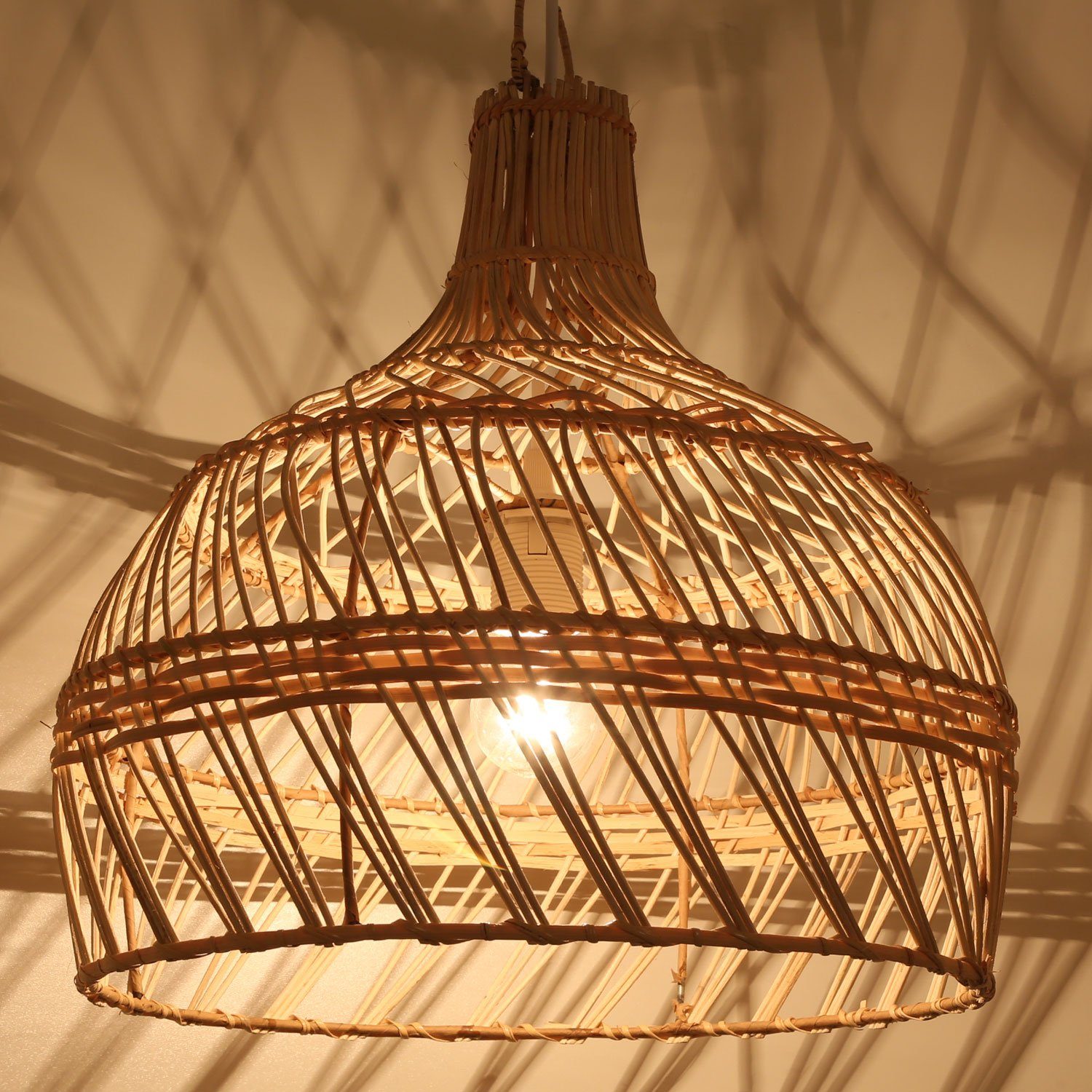 Casa Moro Deckenleuchten Pendelleuchte Rattan AVA günstig online kaufen