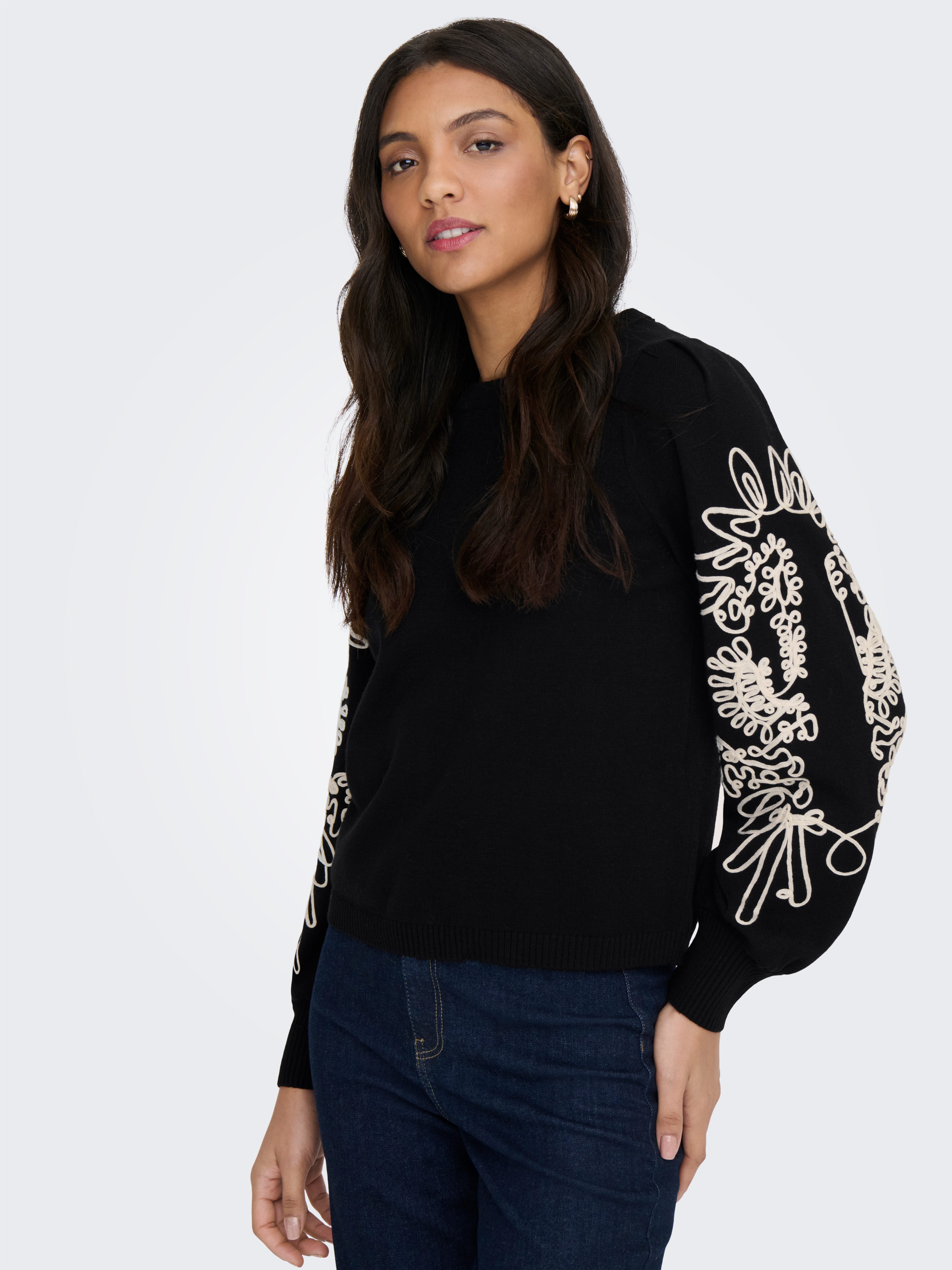 ONLY Strickpullover ONLMAGNOLIA LS DETAIL PULLOVER KNT