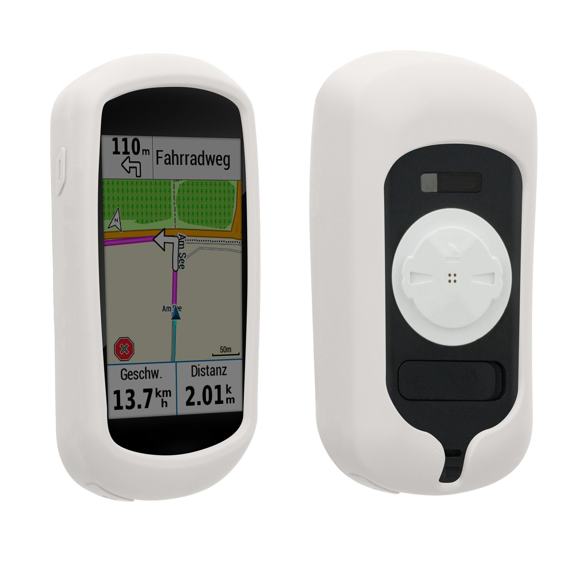 kwmobile Smartphone-Hülle Hülle für Garmin Edge Explore, Silikon GPS Fahrrad Case Schutzhülle