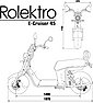 Rolektro E-Motorroller »E-Cruiser 45 Lithium, Schwarz, 60V-20Ah Akku, 1500 Watt«, 1500 W, 45 km/h, Euro 5, Bild 6