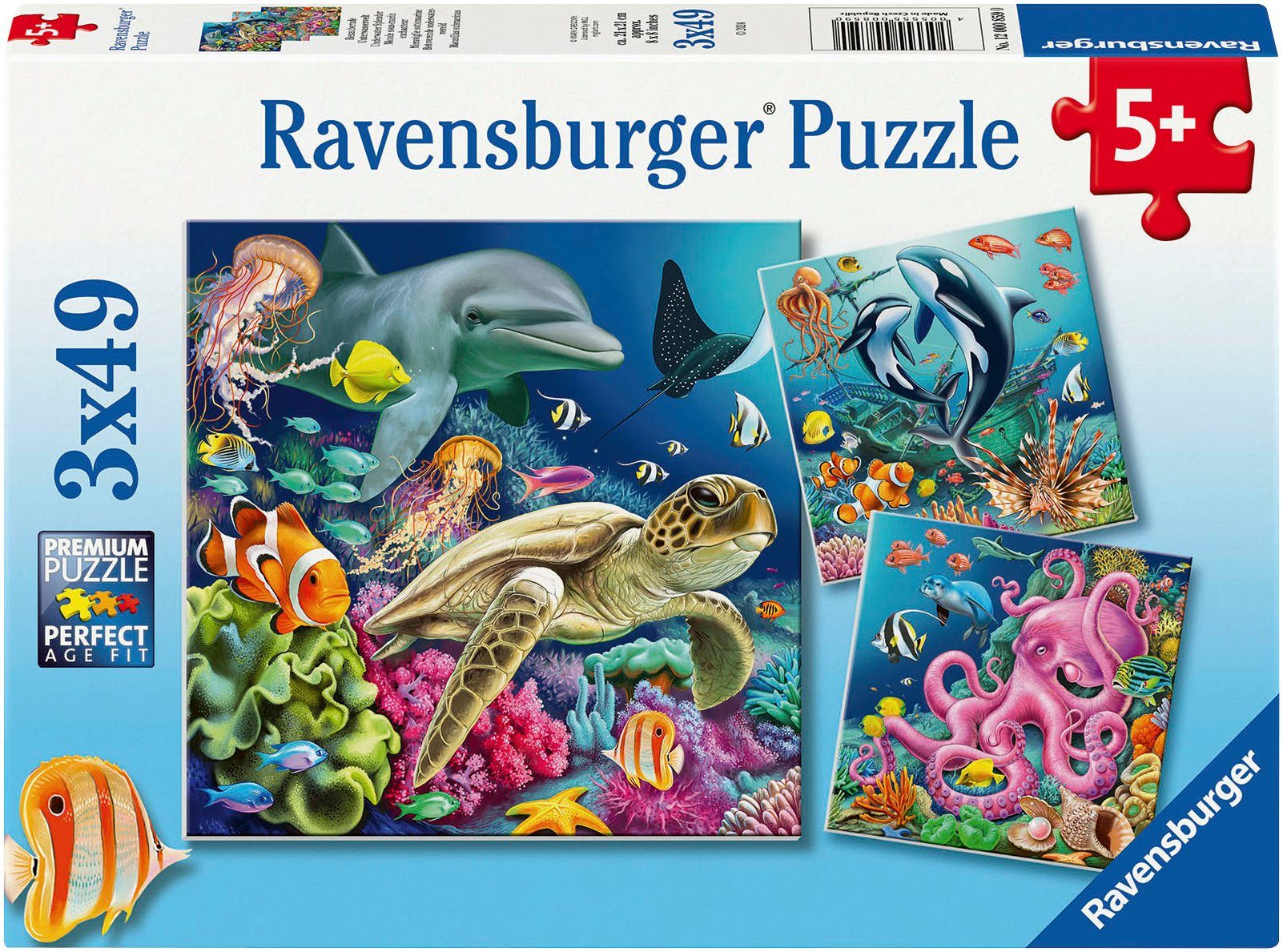 Ravensburger Puzzle Bezaubernde Unterwasserwelt, 147 Puzzleteile, günstig online kaufen