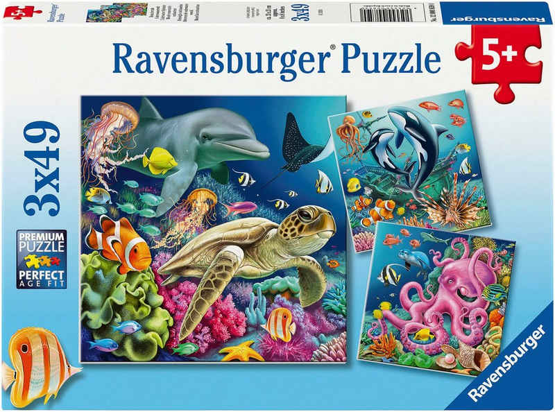 Ravensburger Puzzle Bezaubernde Unterwasserwelt, 147 Puzzleteile, Made in Europe, FSC® - schützt Wald - weltweit