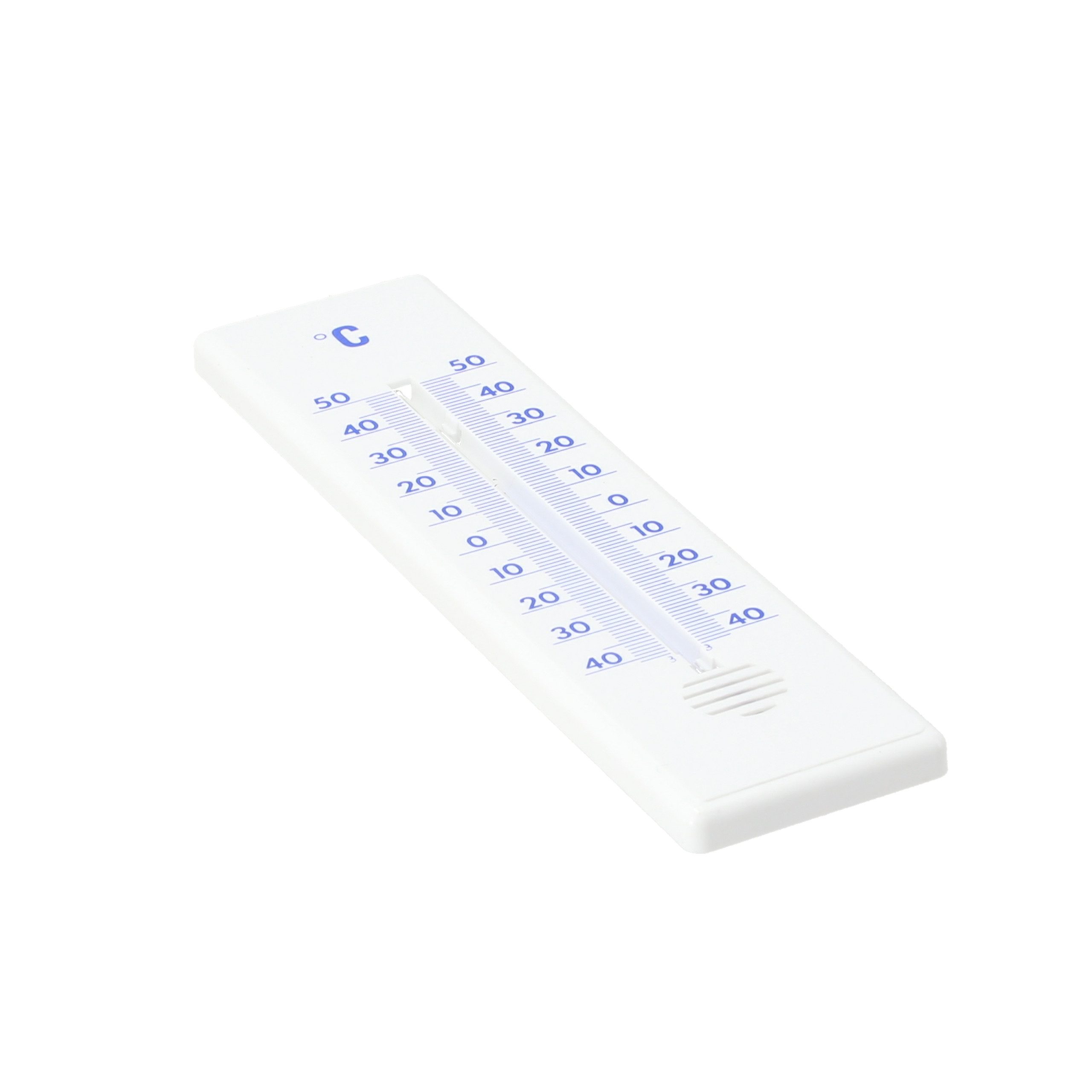 Lantelme Raumthermometer Außenthermometer Garten Thermometer Gartenthermometer für Außen, Kunststoff Farbe Weiß, 22cm Lang, Deutsche Herstellung, Temperaturanzeige -40 bis 50°C Analog