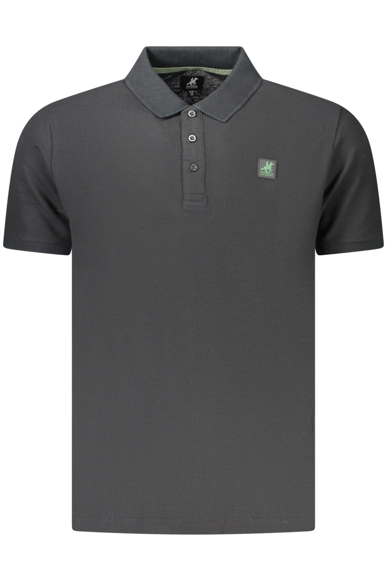 U.S. Polo Poloshirt Elegantes Herren Kurzarm-Poloshirt in Schwarz mit