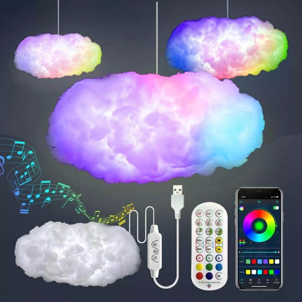 PRIISF LED Deckenleuchte LED Deckenlampe RGB günstig online kaufen