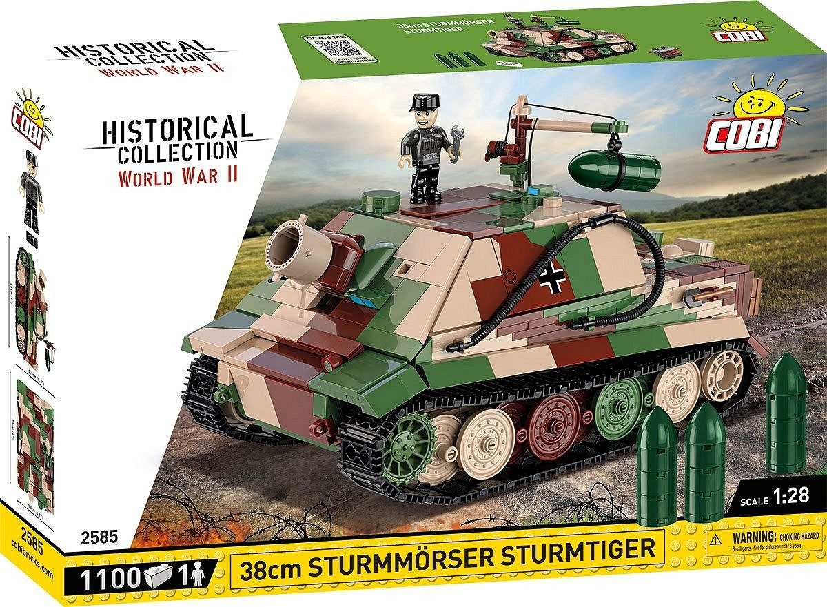 COBI Konstruktions-Spielset COBI Historical Collection 2585 - Sturmmörser Sturmtiger 38cm, Panz...