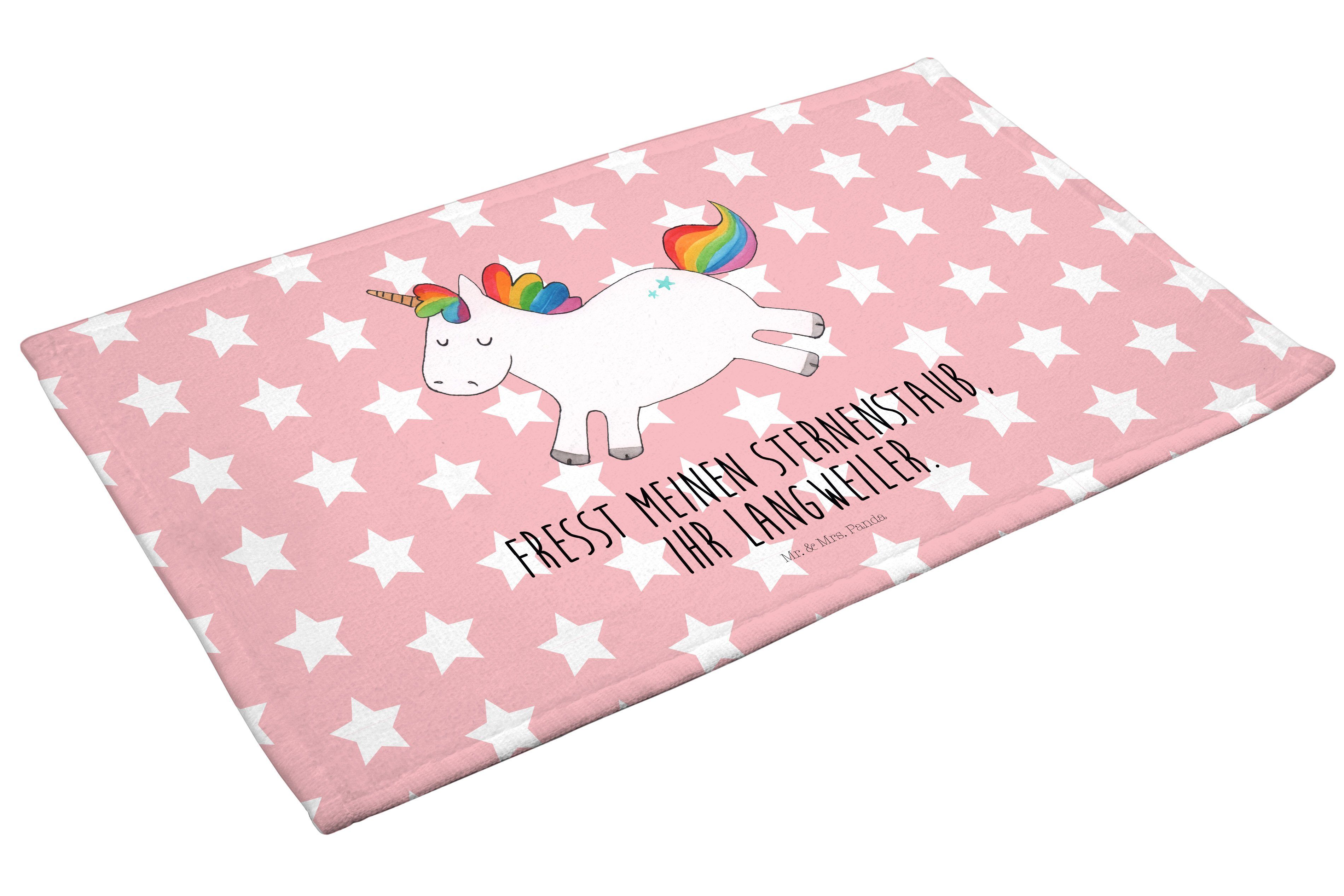 - Einhorn Pastell Geschenk, & Happy Panda Mrs. (1-St) Handtuch Gästetuch, - U, Rot Handtuch, Mr. Kinder