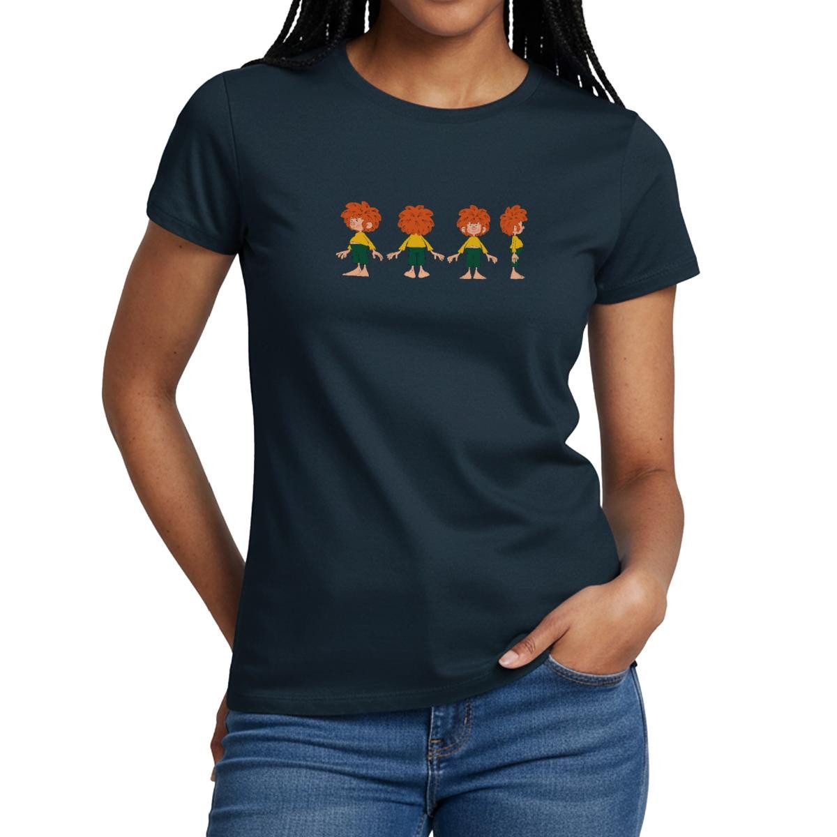 Spreadshirt T-Shirt Pumuckl Aus Verschiedenen Blickwinkeln Frauen T-Shirt ( günstig online kaufen