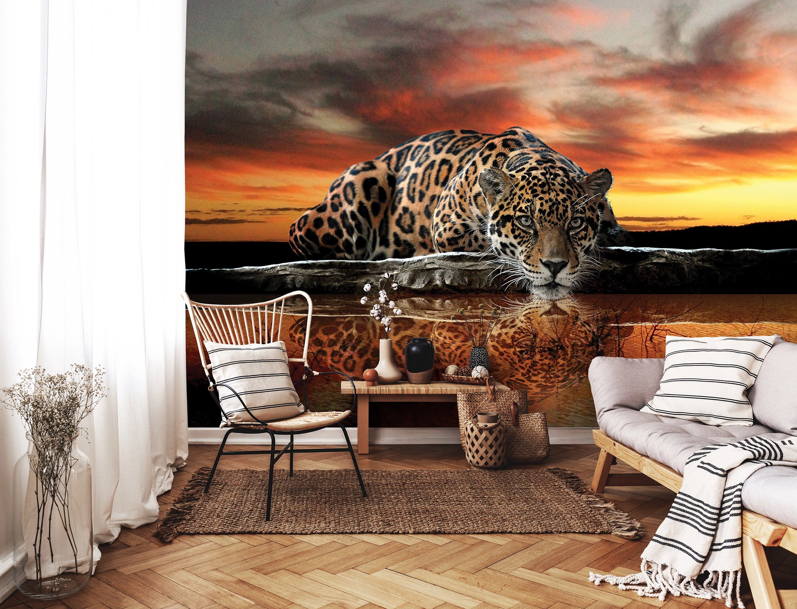 Wallarena Fototapete Lampard Tiere Tiger Natur günstig online kaufen