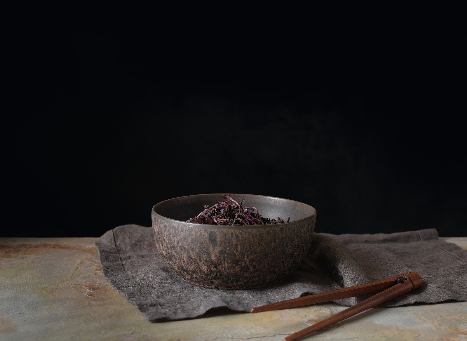 ASA SELECTION Schale poké Salad Bowl mangosteen 25cm, Steinzeug, (Bowls), Geschirr