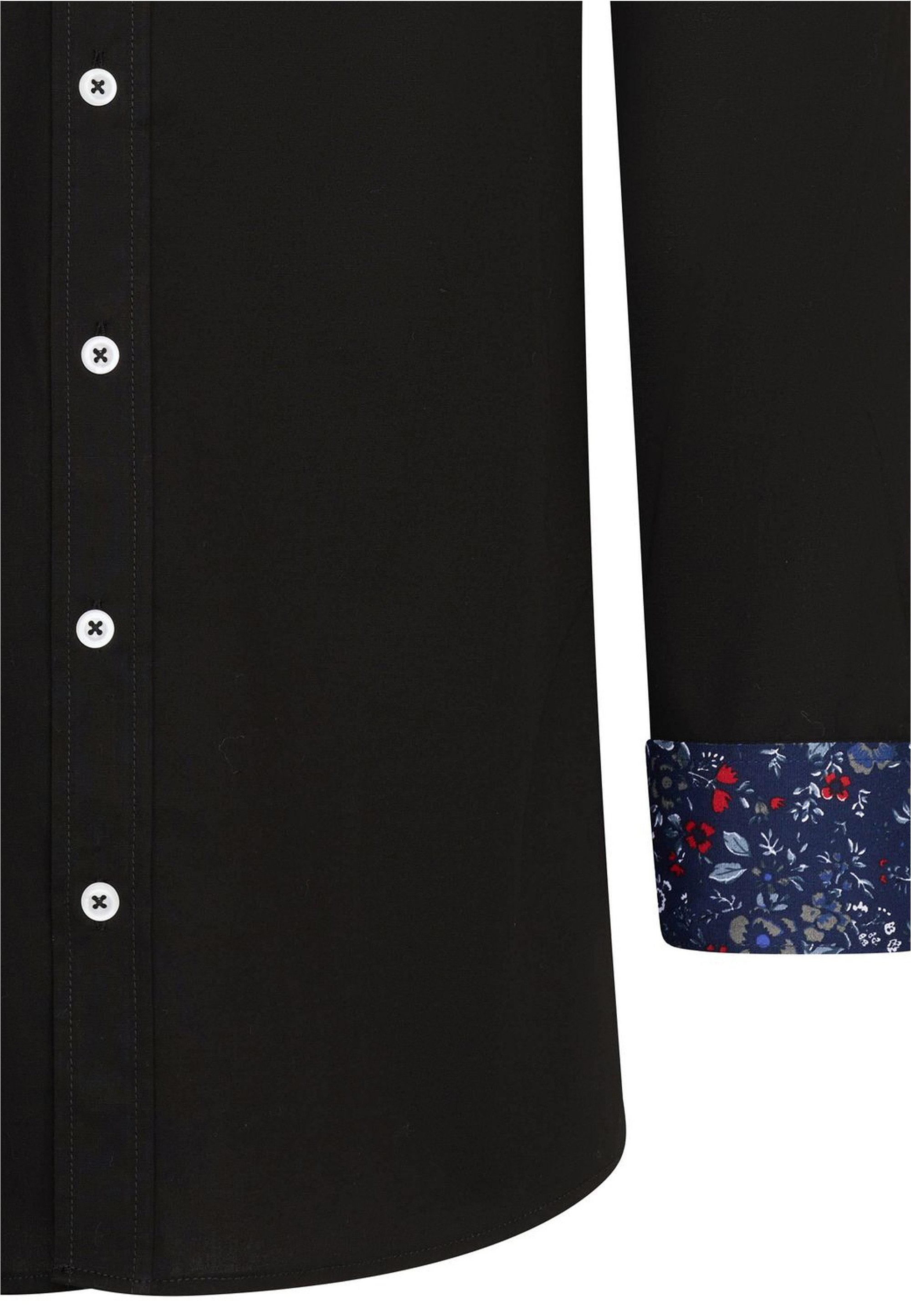 Rusty Neal Langarmhemd mit filigranen Blumenprints