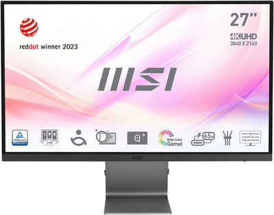 MSI Modern MD271UL LED-Monitor (69 cm/27 ", 3840 x 2160 px, 4K Ultra HD, 4 ms Reaktionszeit, 60 Hz, IPS)