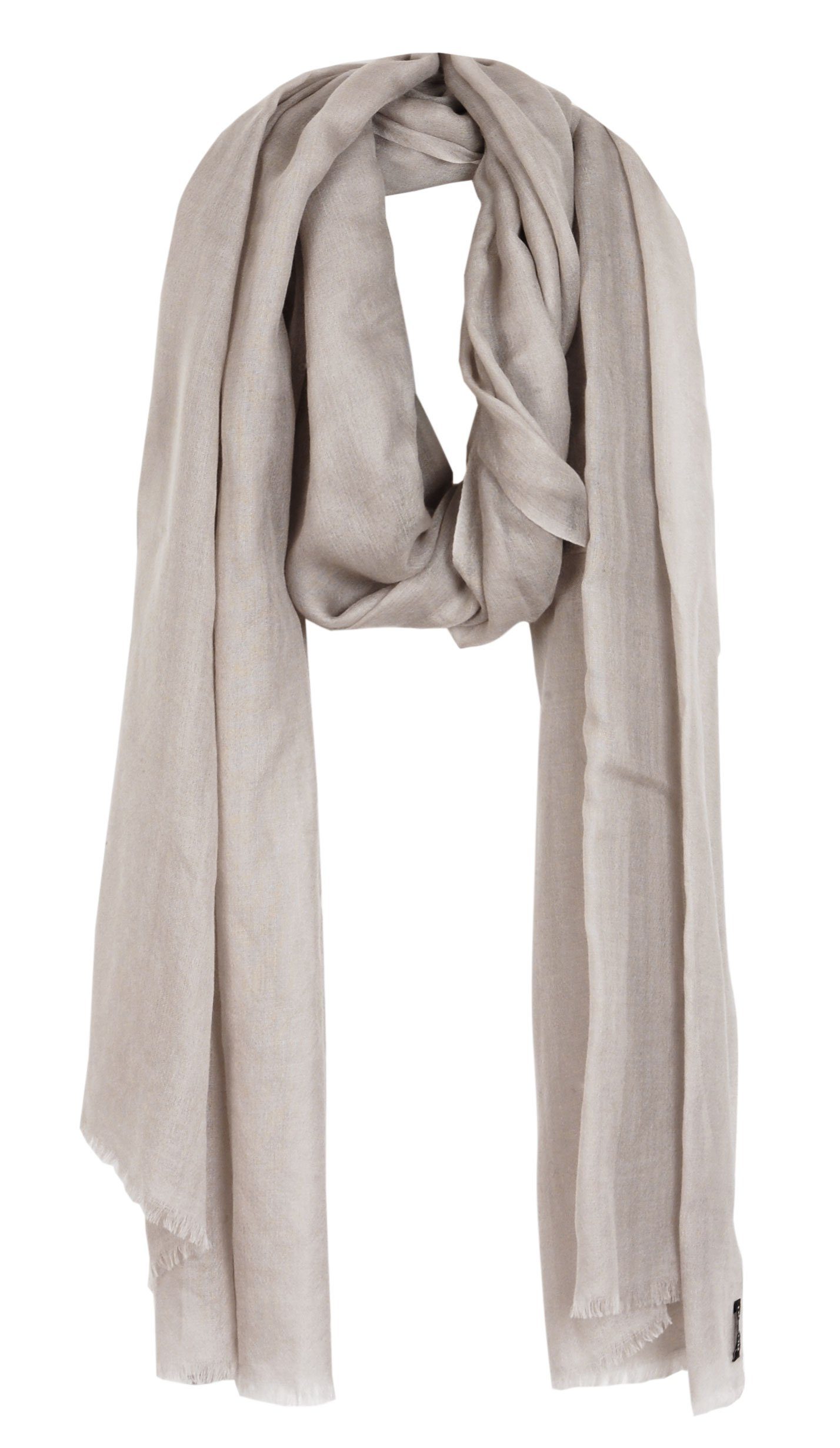 Bovari Kaschmirschal Kaschmir Schal Damen - 100% Kaschmir - Extra Leicht / Hauchzart, - Premium Cashmere - extra dünner Sommerschal - 200 x 70 cm