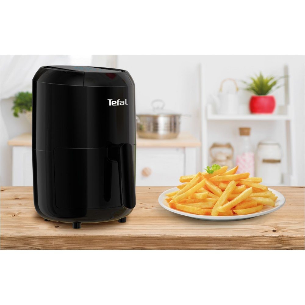 Digital - Fry Heißluftfritteuse Compact - W EY3018 Tefal Easy Heißluftfritteuse schwarz, 1400