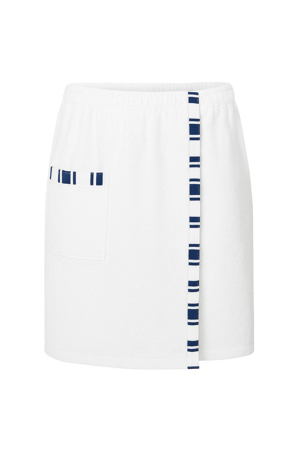 Miomare Kilt Miomare Herren Saunakilt Baumwolle weich verstellbar mit Tasche, Baumwolle