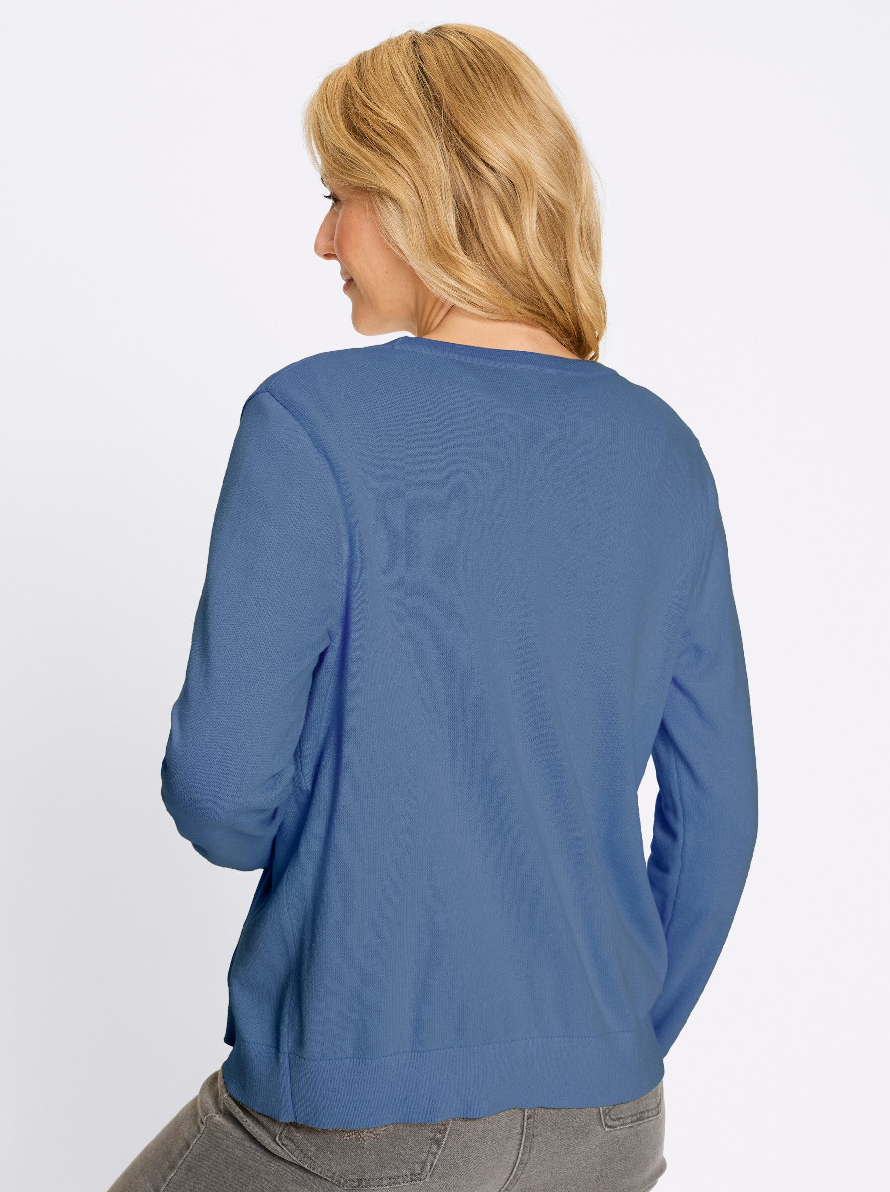 Sieh an! Strickjacke Cardigan Langarm Jersey günstig online kaufen