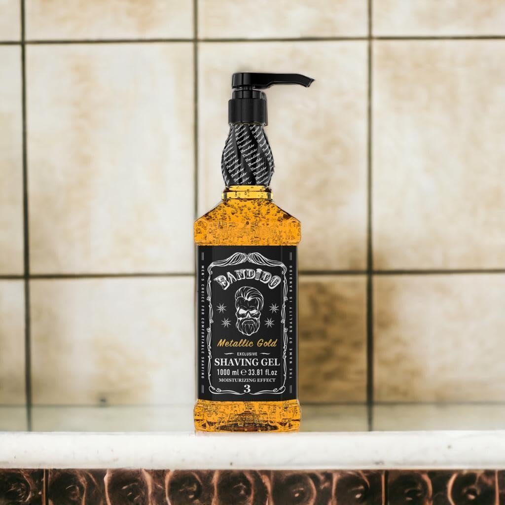Bandido Rasiergel Bandido Shaving Gel Rasiergel 1000ml Metallic Gold