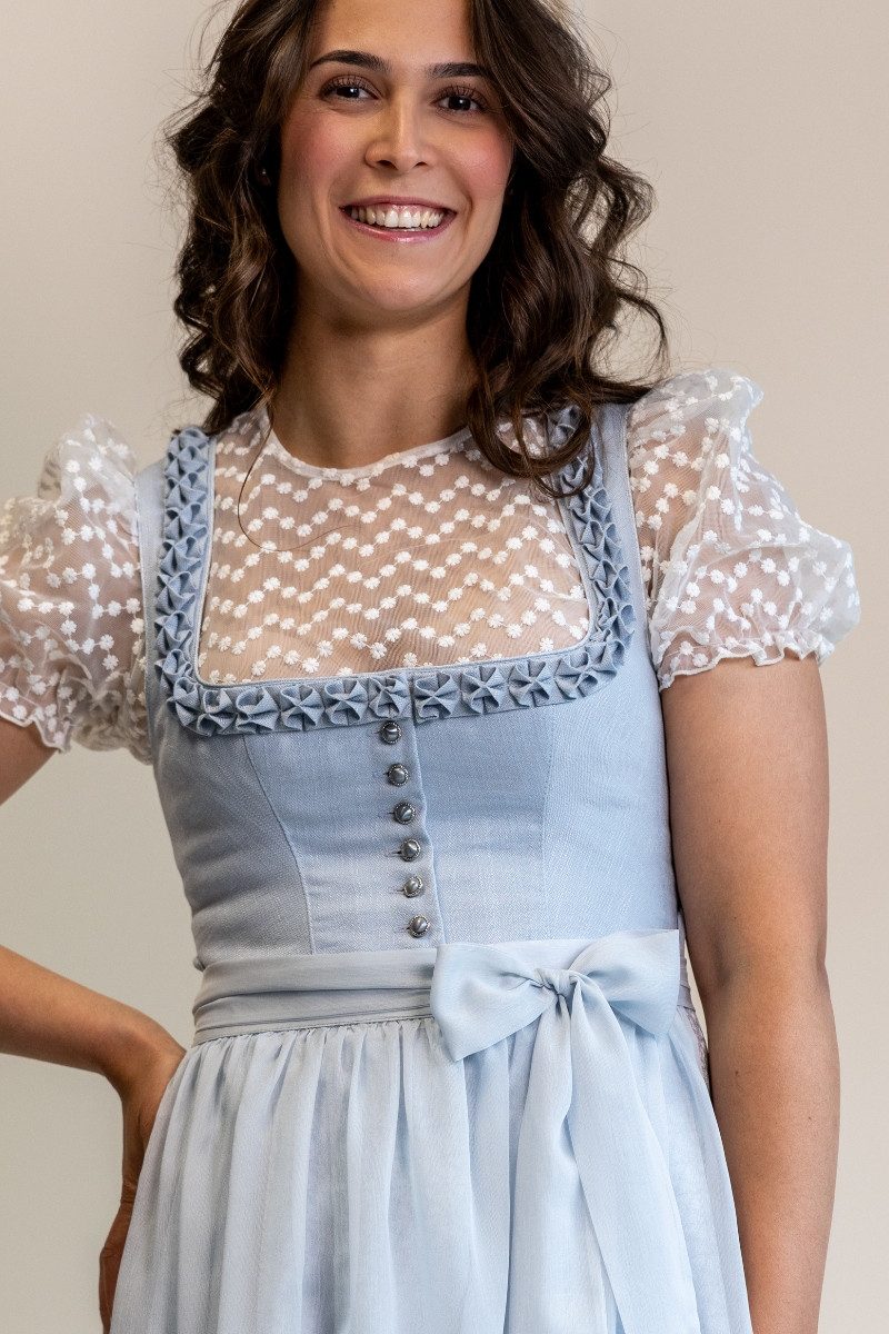 MarJo Dirndl Midi Dirndl 2tlg. - BLUE BELLE by Teresa Bauer - hellblau