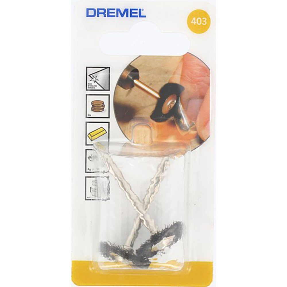 DREMEL Schleifaufsatz Dremel Borstenbürste 19 mm 403 26150403JA 2 St.
