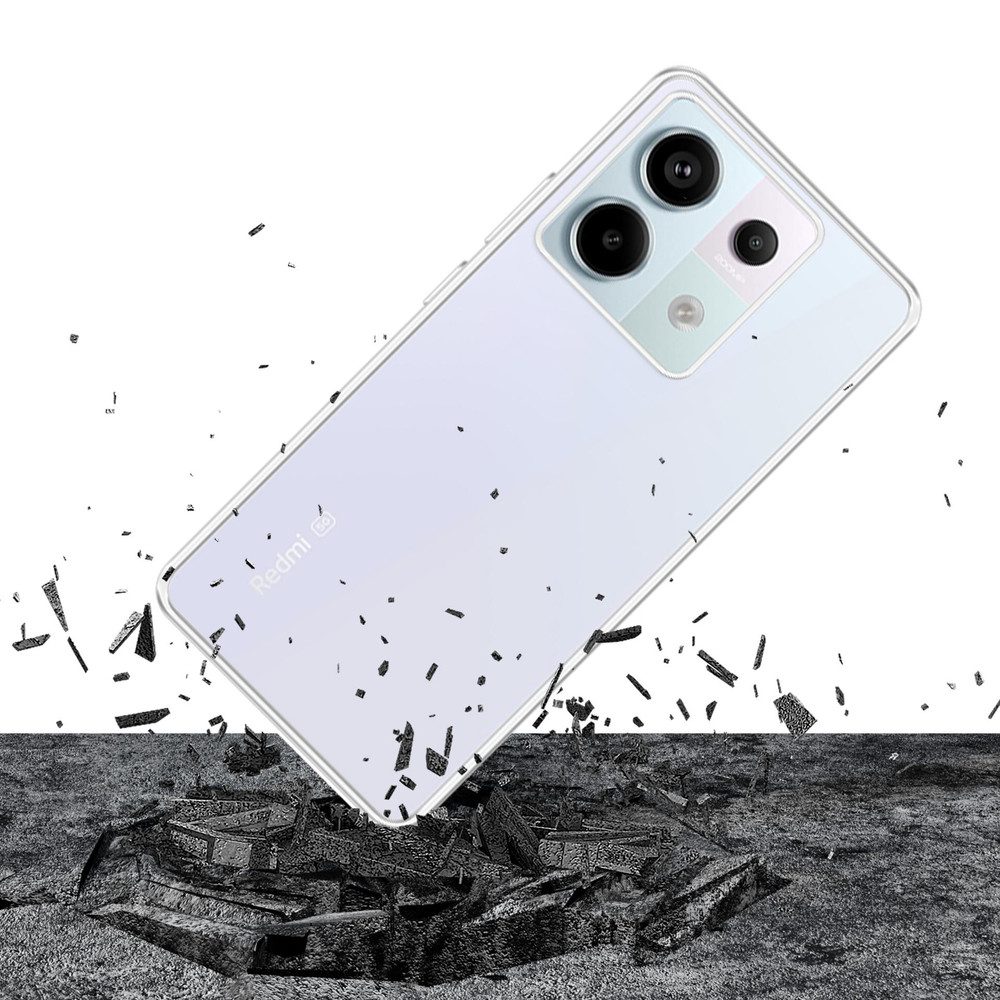 3MK Smartphone-Hülle Schutzhülle Handyhülle Smartphone-Hülle, transparent, Kameraschutz, sturzgeprüft, dünn