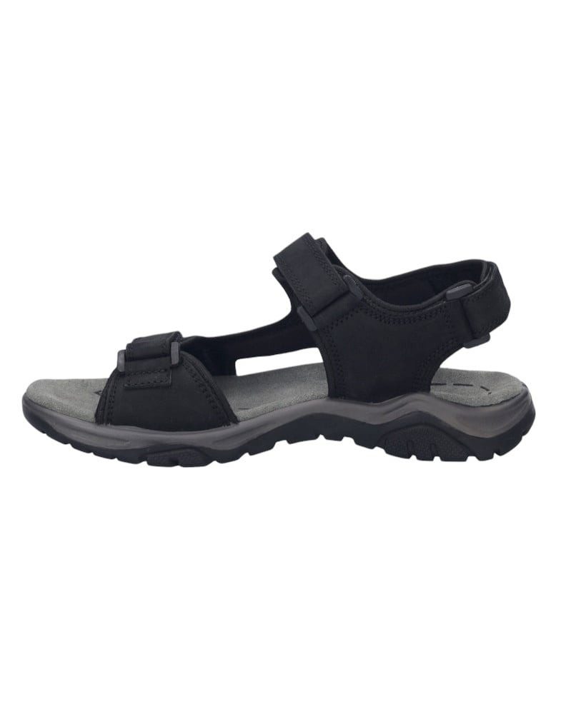 Josef Seibel Arlo 02 (Leder) schwarz Herren Sandale