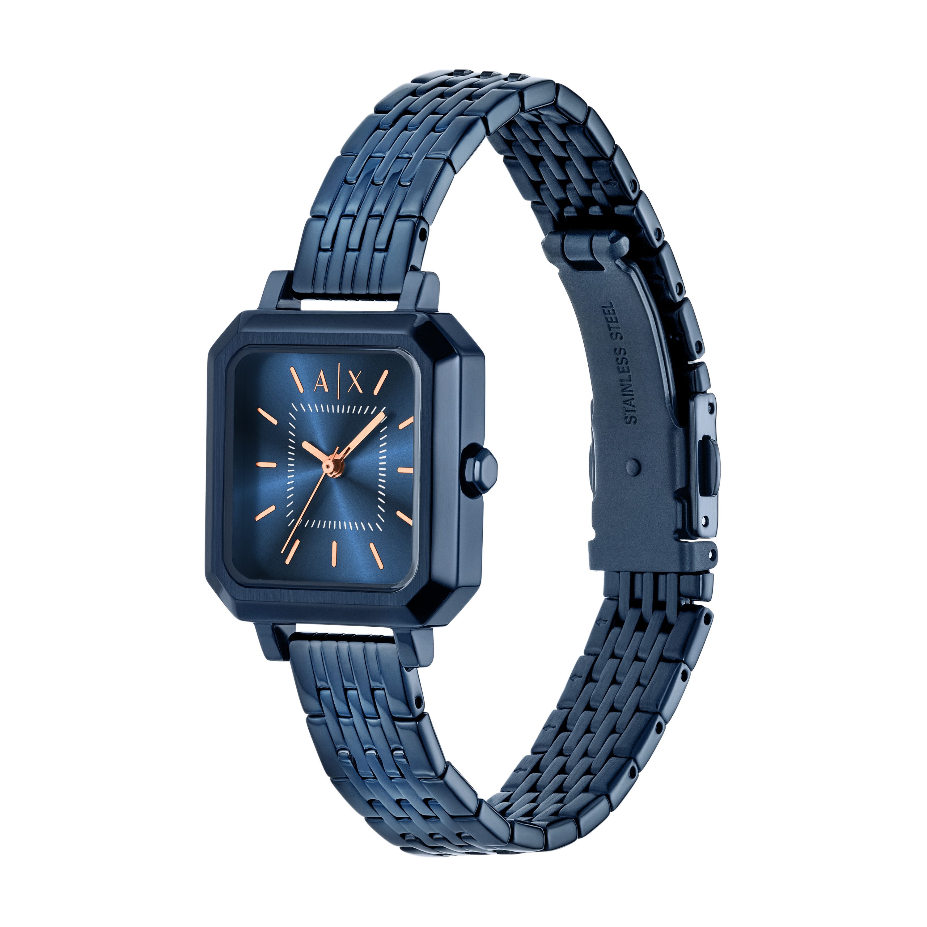 ARMANI EXCHANGE Quarzuhr AX5730, Armbanduhr, Damenuhr, Edelstahlarmband, analog