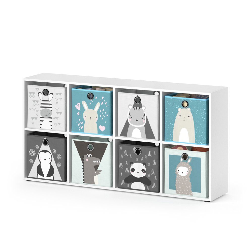 Vicco Bücherregal Scutum, Weiß, 143 x günstig online kaufen