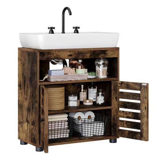 VASAGLE Waschbeckenunterschrank »BBK04BX« Badschrank, Badezimmerschrank