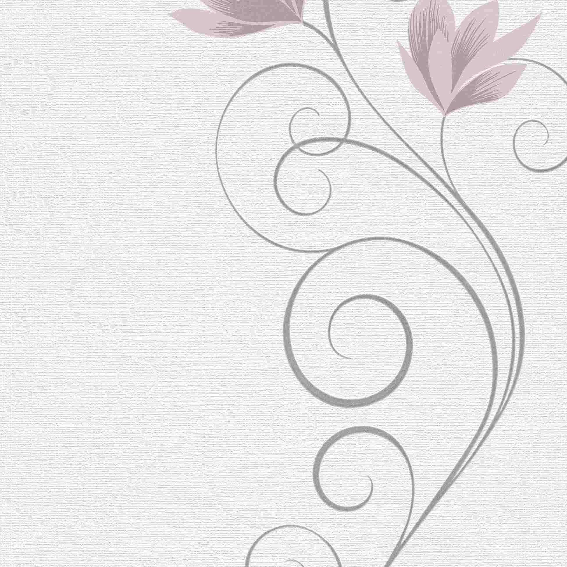 Erismann Strukturtapete 10009-05 Vlies Blumen Floral 0.53 x 10.05 m Bestseller Erismann