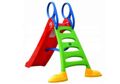 LEAN Toys Rutsche Große Gartenrutsche für Kinder 200cm mit Wasserdusche