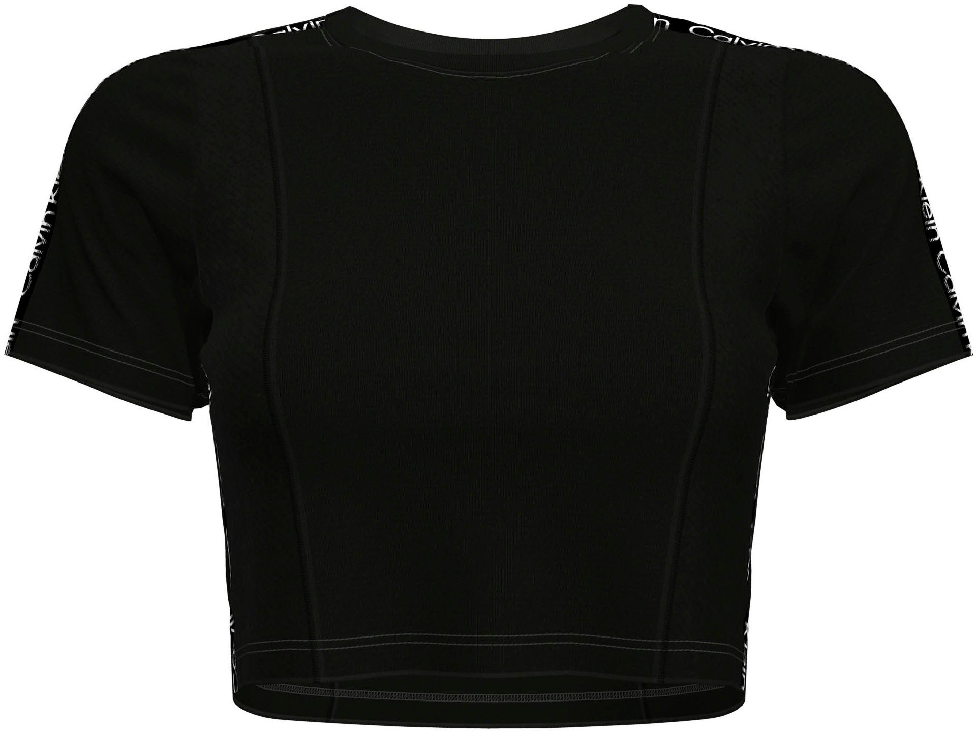 Klein mit Klein - PW SS Calvin T-Shirt Calvin Black Ck Logoschriftzug Sport Rundhalsshirt