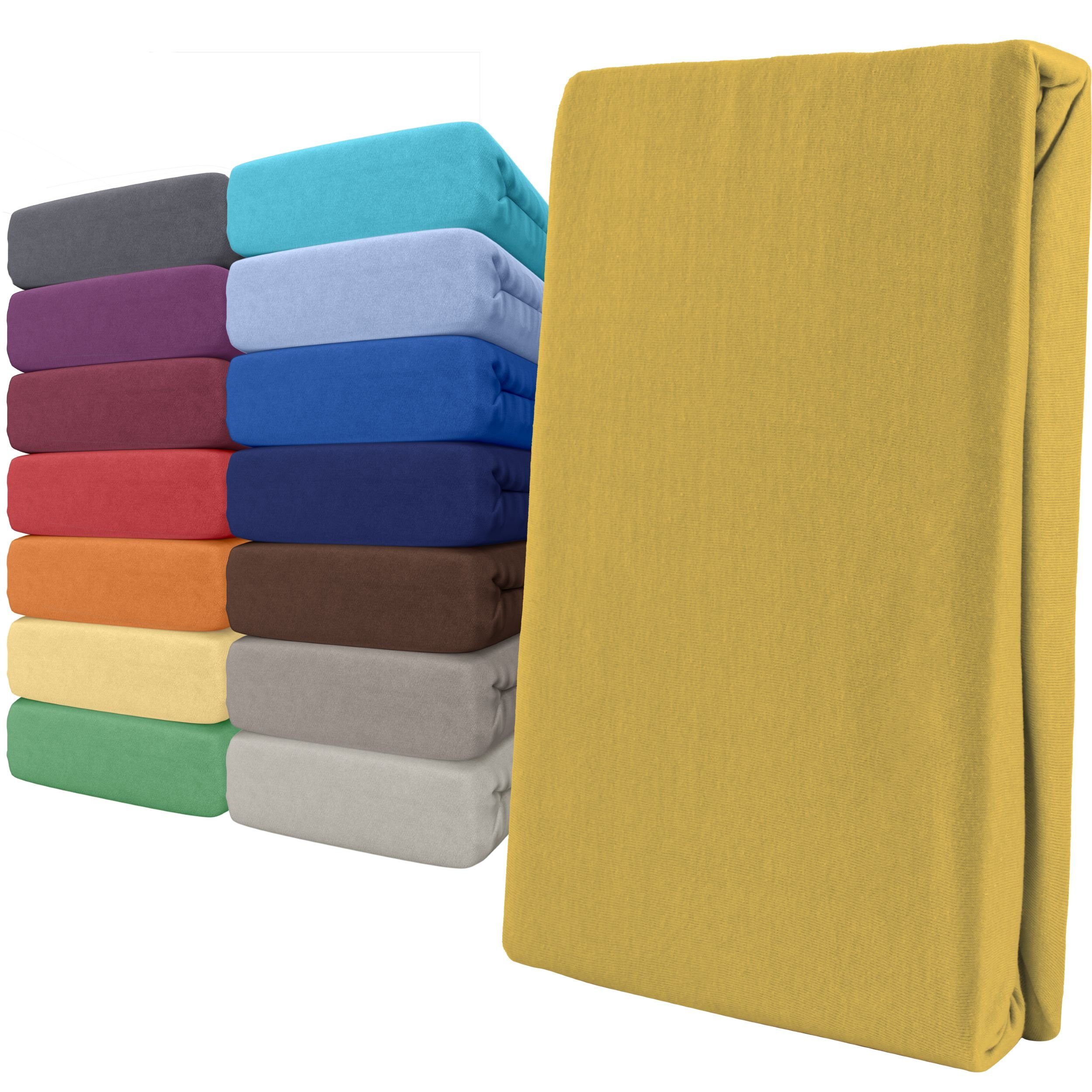 Leonado Vicenti Spannbettlaken Baumwolle Bettlaken auch für Boxspringbetten günstig online kaufen