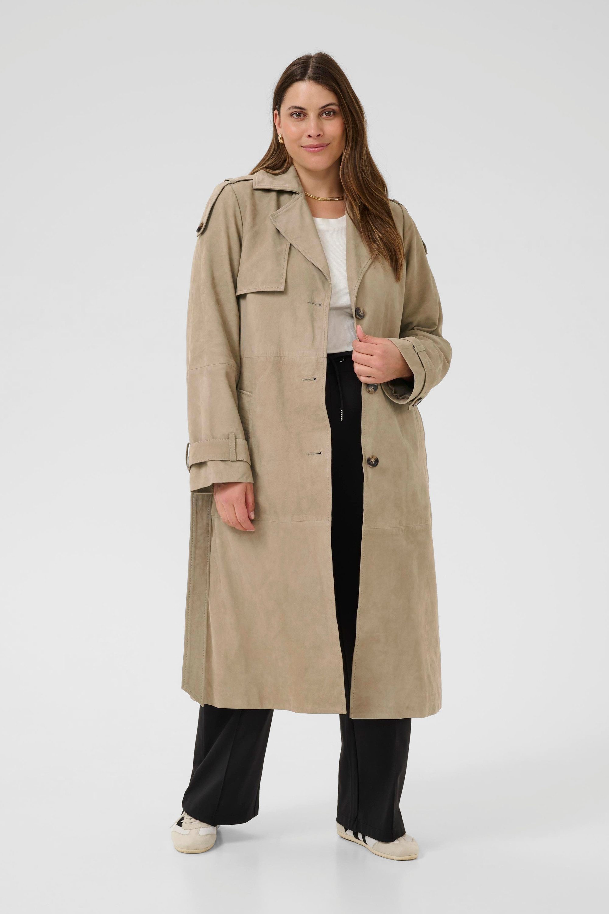 KAFFE Curve Wintermantel Jacke KCmachel Große Größen