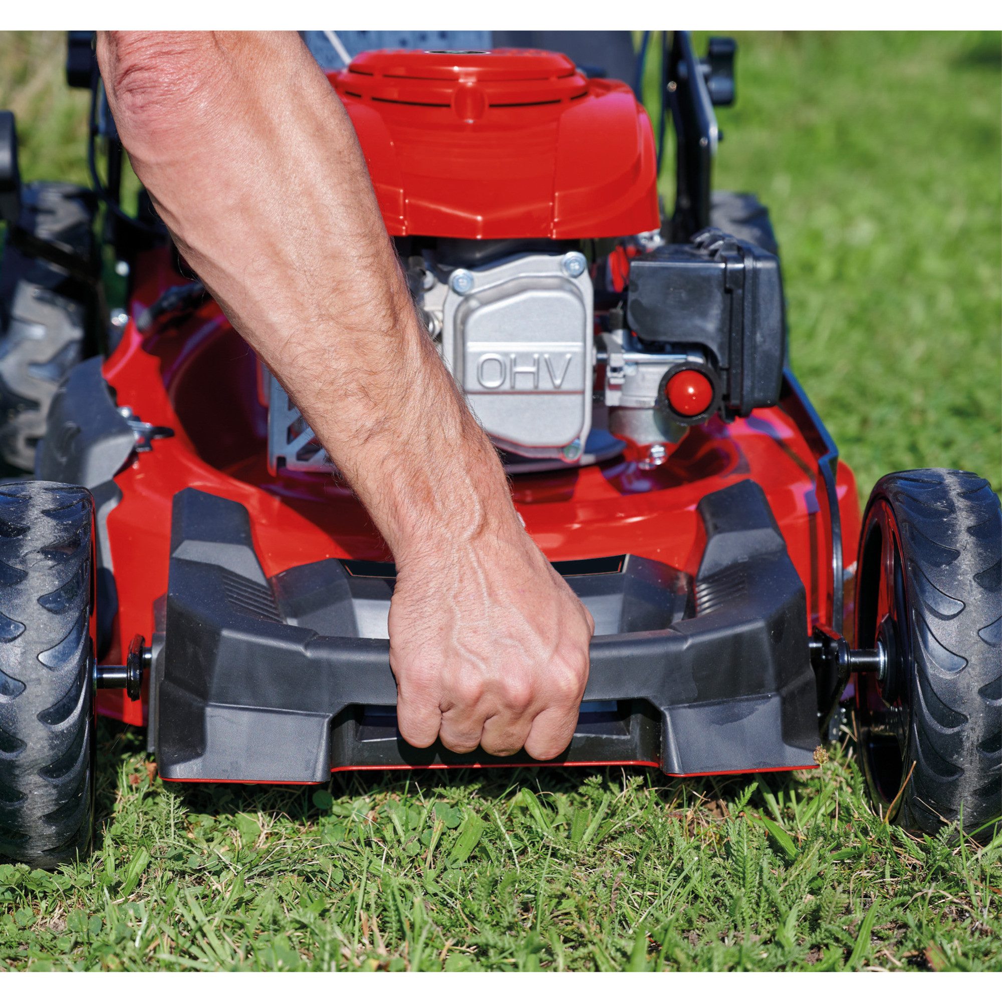 Thumbnail - Einhell Benzinrasenmäher EINHELL Benzin-Rasenmäher GC-PM 51/3 S HW-E Li, 51 cm Schnittbreite, (mit Hinterradantrieb, E-S...