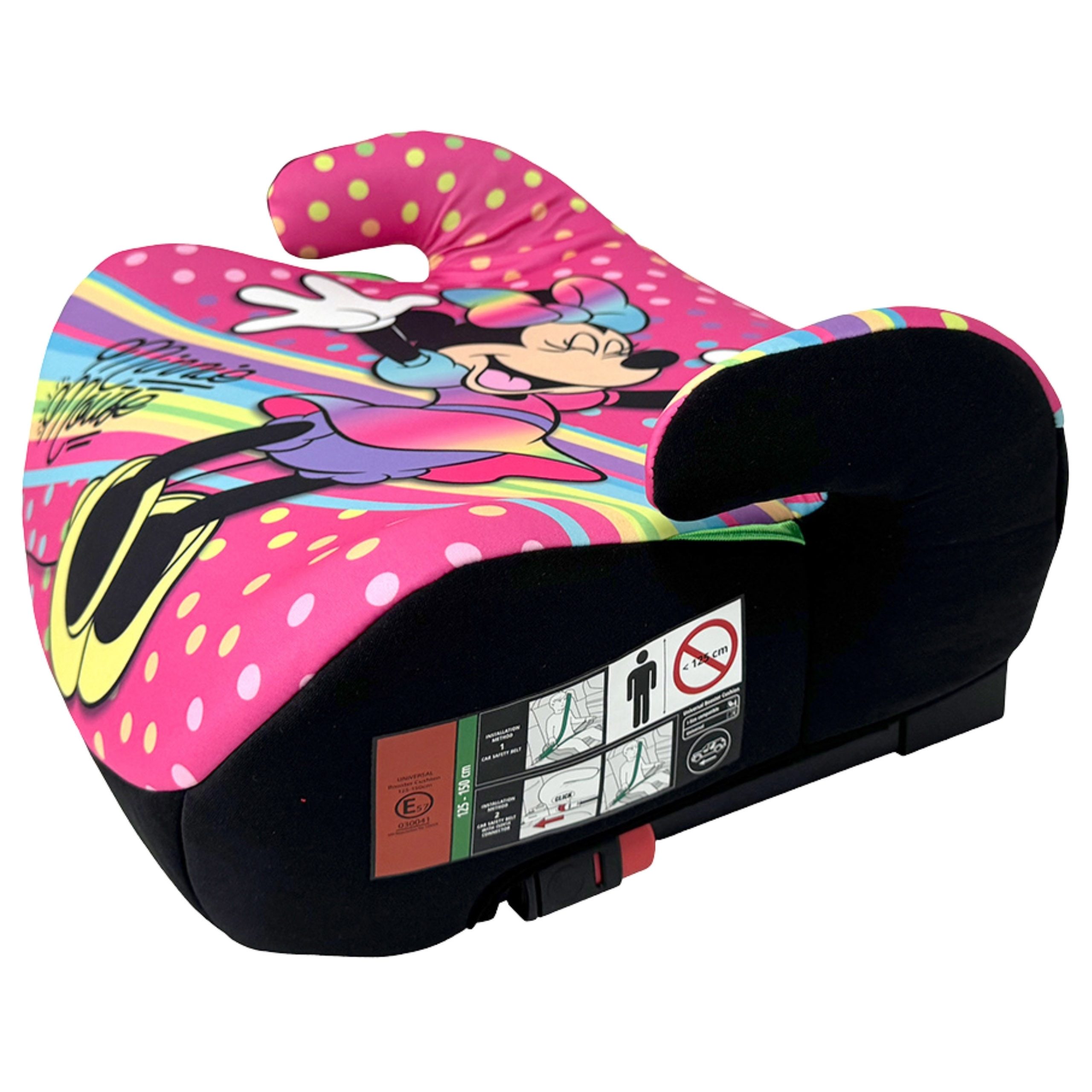 Sarcia.eu Autokindersitz MINNIE Mouse ISOFIX-Sitz, Autositz für Mädchen 22–36 kg, 125–150 cm