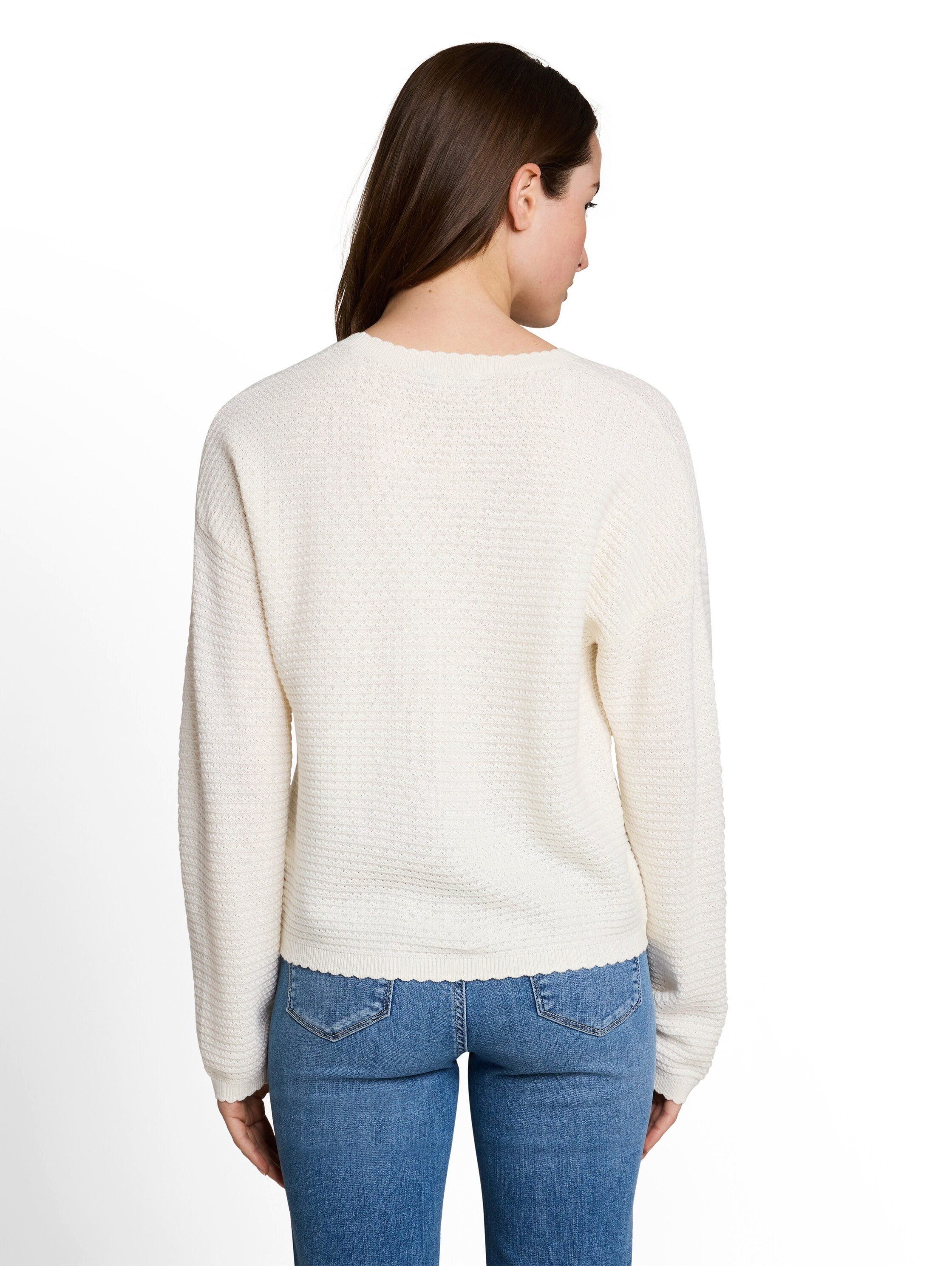TOM TAILOR Denim V-Ausschnitt-Pullover