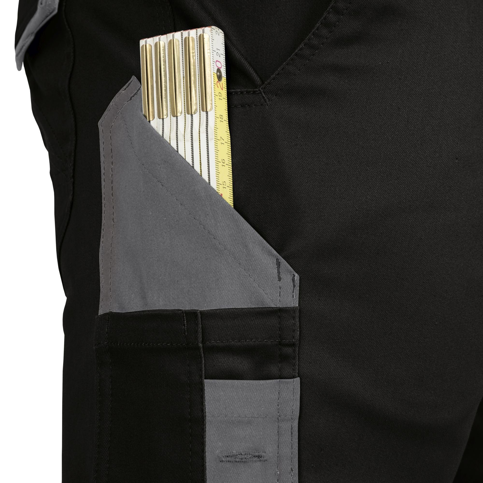 Leibwächter Arbeitshose Herren Flex-Line Cargohose, Bequeme Workwear, 290g/m² (Arbeitsbekleidung) dehnbar durch Elastan (Spandex), Waschbar bis 60°C & trocknergeeignet