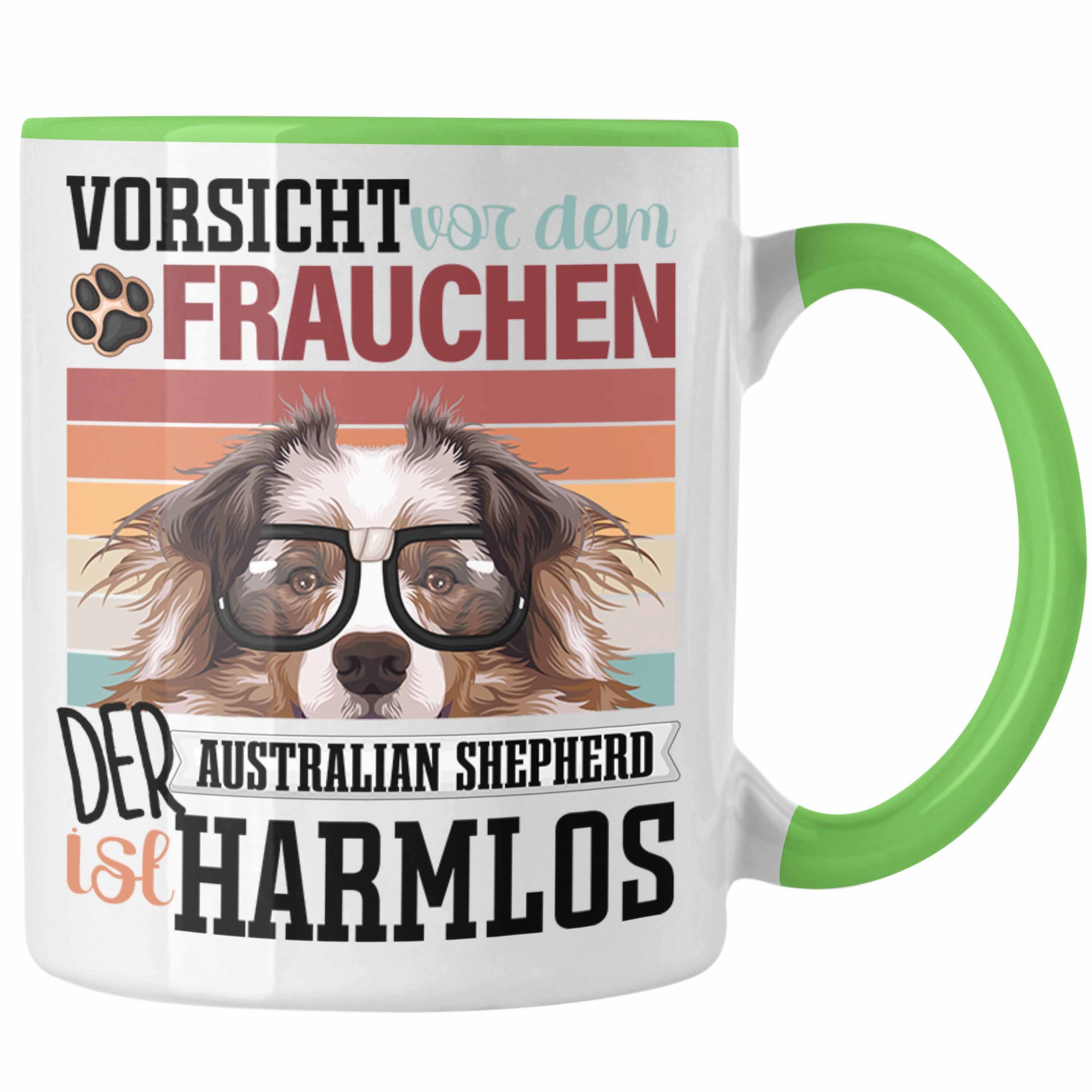 Shepherd Besitzerin Spruch Geschenk Tasse Lustiger Tasse Grün Frauchen Trendation Australian